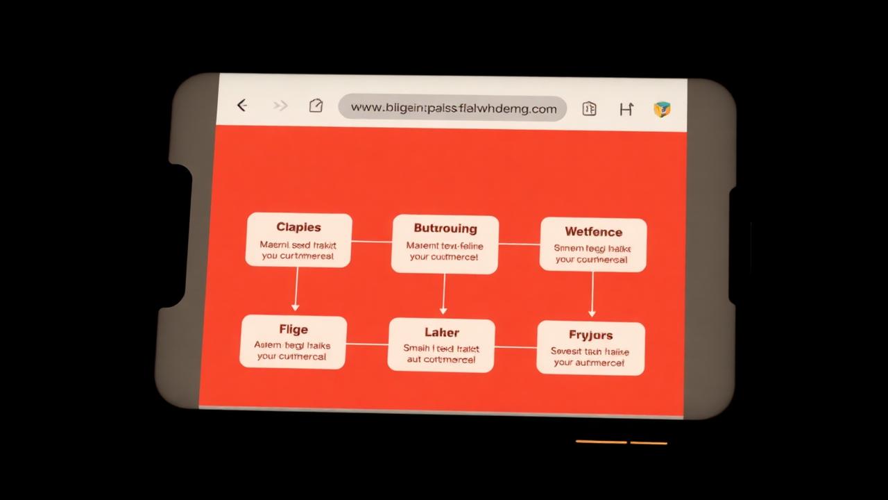 Klaviyo email automation flow on a phone